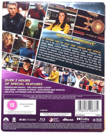 Star Trek: Strange New Worlds - Season 2 (Steelbook) [4xBlu-Ray]