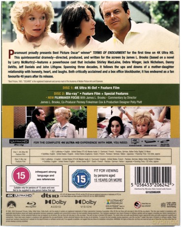 Terms Of Endearment (Czułe słówka) [Blu-Ray 4K] + [Blu-ray]