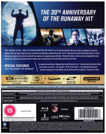 The Fugitive (Ścigany) [Blu-Ray 4K]+[Blu-Ray]