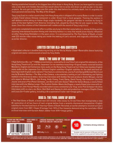 The Way Of The Dragon (Limited Edition) (Droga smoka) [2xBlu-Ray]