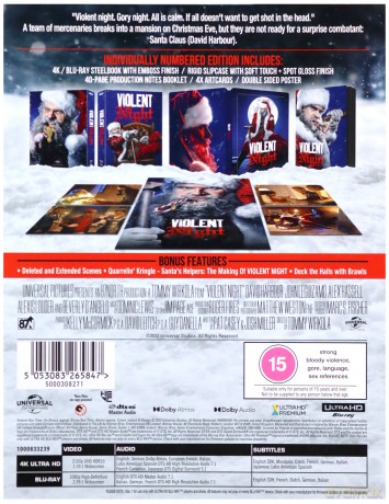 Violent Night (Collector's Edition) (Dzika noc) [Blu-Ray 4K]+[Blu-Ray]