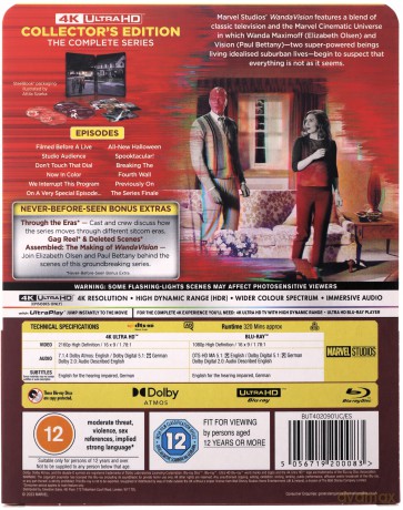 WandaVision Season 1 (steelbook) [4xBlu-Ray 4K]