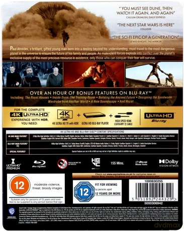 Dune: Part One (Diuna) (steelbook) [Blu-Ray 4K]+[Blu-Ray]
