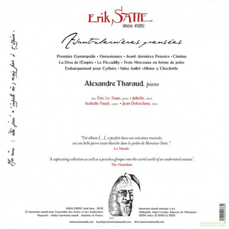 Satie: Avant-dernieres Pensees Tharaud [Winyl]