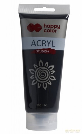 Farba akrylowa Studio 200 ml czarny lampowy
