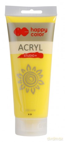 Farba akrylowa Studio 200 ml jasnożółty