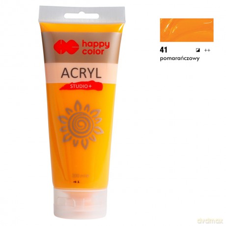 Farba akrylowa Studio 200 ml pomarańczowy