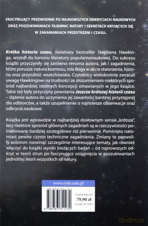 Jeszcze krótsza historia czasu - Stephen Hawking, Leonard Mlodinow [KSIĄŻKA]
