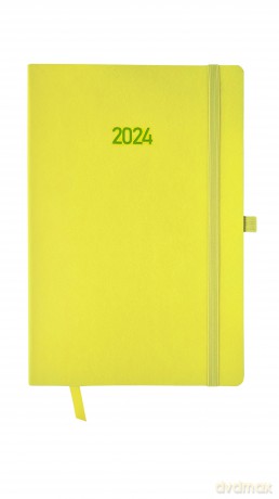 Kalendarz 2024 flex A5 dzienny V5 neon [KALENDARZ]