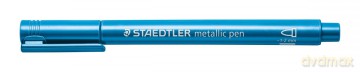 Marker metaliczny 10szt. niebieski Staedtler