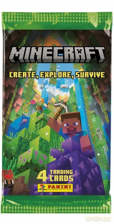 Saszetka z kartami Minecraft (3) [FIGURKA]