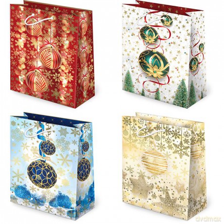 Torebki ozdobne BN T2-S-40 Christmas bulbs 10 sztuk