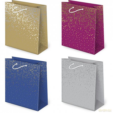 Torebki ozdobne T2-S-44 Metalic mini stars 10 sztuk