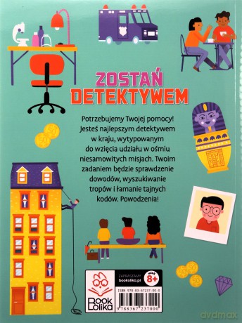 Zostań detektywem. Zabawy i zagadki [KSIĄŻKA]
