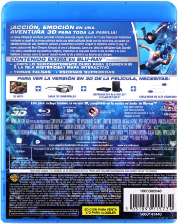 Podróż na tajemniczą wyspę [Blu-Ray]