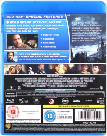 Sherlock Holmes: Gra cieni [Blu-Ray]