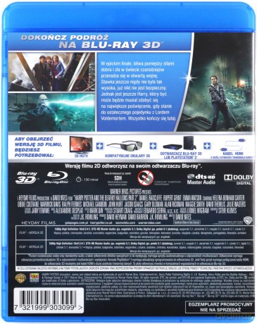 Harry Potter i Insygnia śmierci część 2 3D [Blu-Ray 3D]+[2xBlu-Ray]