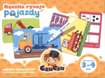Czuczu Rączka Rysuje Pojazdy (twarda) [KSIĄŻKA]