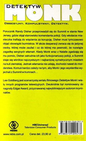 Detektyw Monk Na Patrolu - Lee Goldberg [KSIĄŻKA]