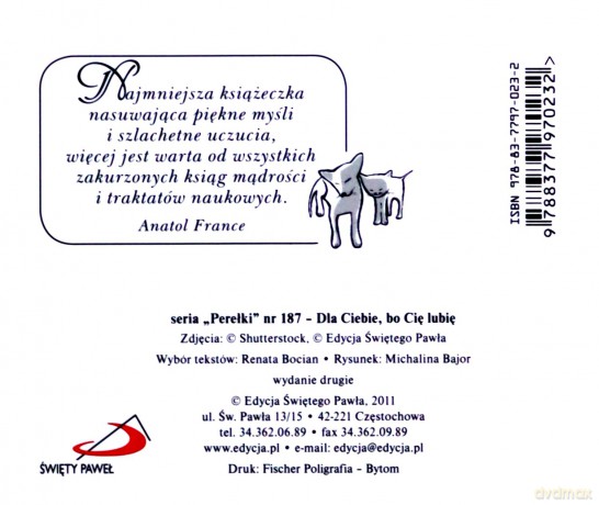 Dla Ciebie Bo Cię Lubię [KSIĄŻKA]