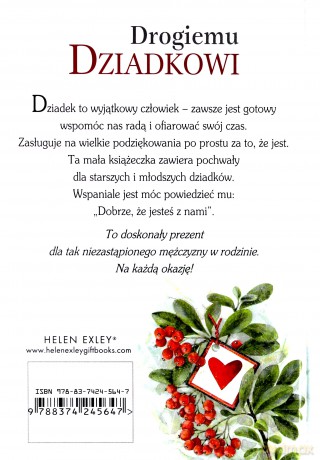 Drogiem Dziadkowi (twarda) [KSIĄŻKA]