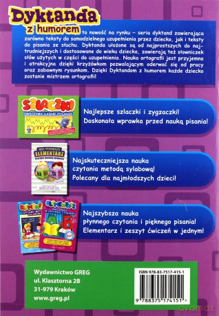 Dyktanda Z Humorem Do Klasy 3 [KSIĄŻKA]