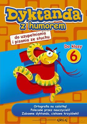 Dyktanda Z Humorem Do Klasy 6 [KSIĄŻKA]