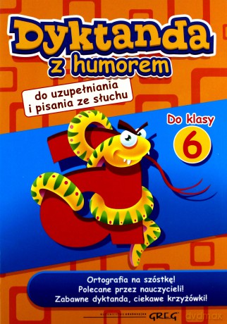 Dyktanda Z Humorem Do Klasy 6 [KSIĄŻKA]