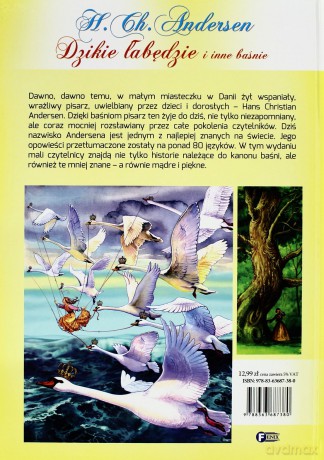 Dzikie Łabędzie I Inne Baśnie (twarda) - Hans Christian Andersen [KSIĄŻKA]
