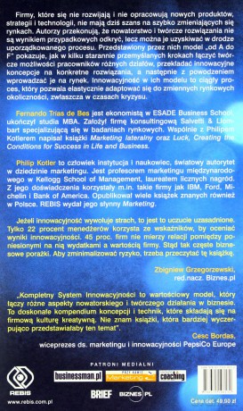 Innowacyjność Przepis Na Sukces Model Od A Do F (twarda) - Fernando Trias De Bes [KSIĄŻKA]