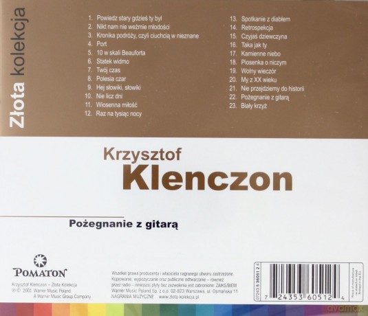 Krzysztof Klenczon: Złota Kolekcja [CD]