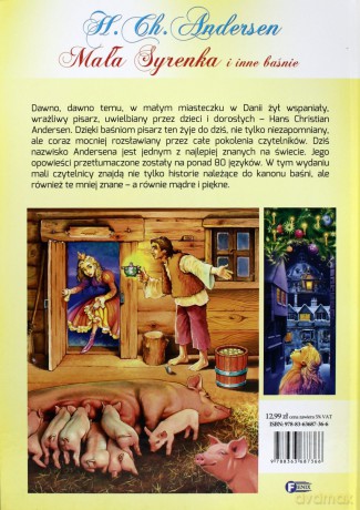 Mała Syrenka I Inne Baśnie (twarda) - Hans Christian Andersen [KSIĄŻKA]