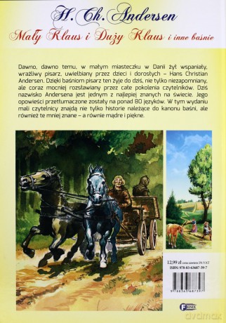 Mały Klaus I Duży Klaus I Inne Baśnie (twarda) - H. Ch. Andersen [KSIĄŻKA]
