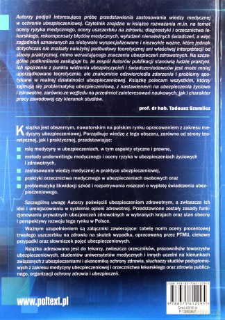 Medycyna Ubezpieczeniowa (twarda) [KSIĄŻKA]