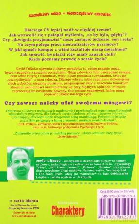 Mózg Na Manowcach Dlaczego Oszukujemy Udajemy I Ulegamy Pokusom - David Disalvo [KSIĄŻKA]