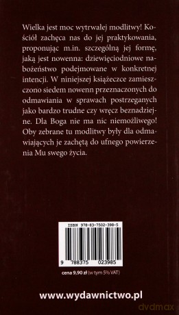 Nowenny W Najtrudniejszych Sprawach [KSIĄŻKA]
