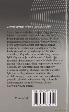 Oblicza Lęku (twarda) - Michela Marzano [KSIĄŻKA]
