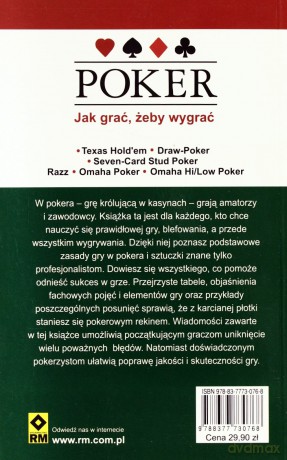 Poker Jak Grać Żeby Wygrać - Jan Meinert [KSIĄŻKA]