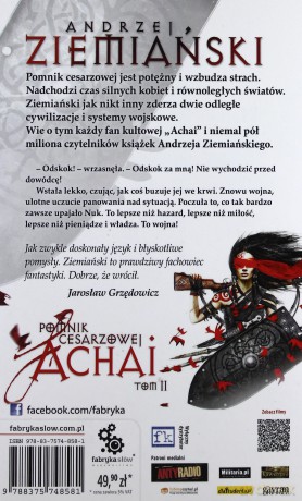 Pomnik Cesarzowej Achai Tom 2 - Andrzej Ziemiański [KSIĄŻKA]