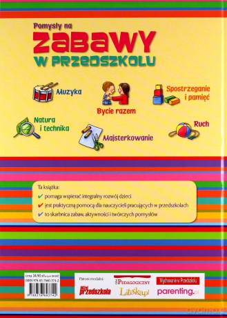 Pomysły Na Zabawy W Przedszkolu (twarda) - Martina Zeller [KSIĄŻKA]