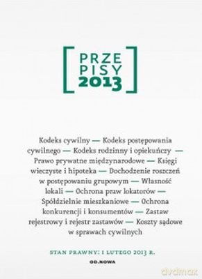 Przepisy 2013. Zbiór cywilny [KSIĄŻKA]
