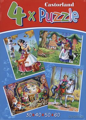 Puzzle 4w1 Snow White And The Seven Dwarfs 4+[PUZZLE]