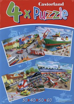 Puzzle 4w1 Transpot And Travel 4+[PUZZLE]