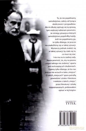 Samobójstwo Jako Doświadczenie Wyobraźni (twarda) - Stefan Chwin [KSIĄŻKA]