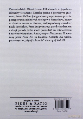 Spustoszona Winnica Wyd.2013 - Dietrich Von Hildebrand [KSIĄŻKA]