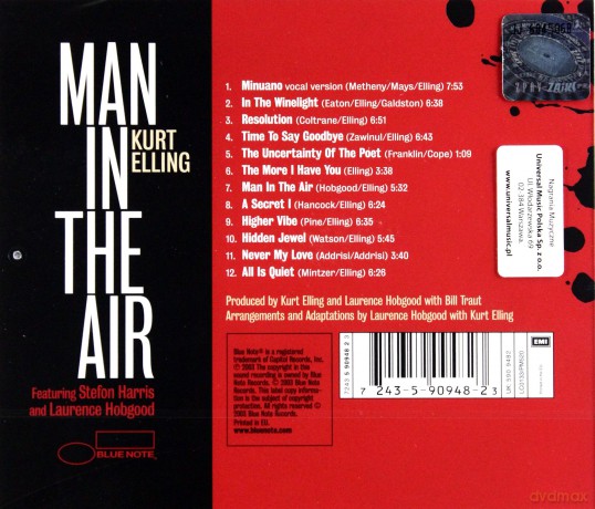 Kurt Elling: Man In The Air [CD]