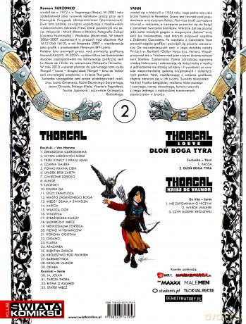 Thorgal Tom 2 Louve: Dłoń Boga Tyra (twarda) - Surżenko - Yann [KSIĄŻKA]
