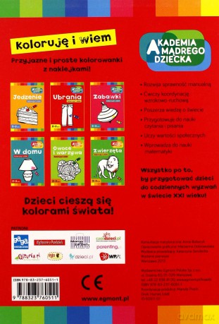 Ubrania Koloruję I Wiem [KSIĄŻKA]