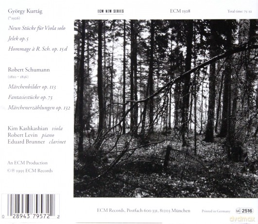 Kurtag/Schumann: Hommage [CD]