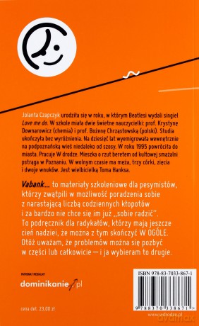 Vabank Czyli Życie Pesymisty - Jolanta Czapczyk [KSIĄŻKA]
